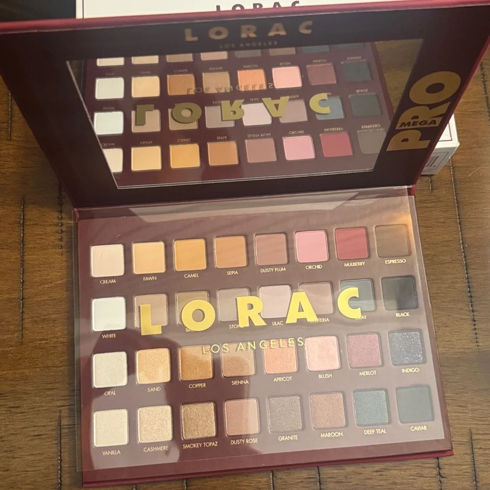 LORAC‎ Mega Pro Palette — Red & Gold Cover
